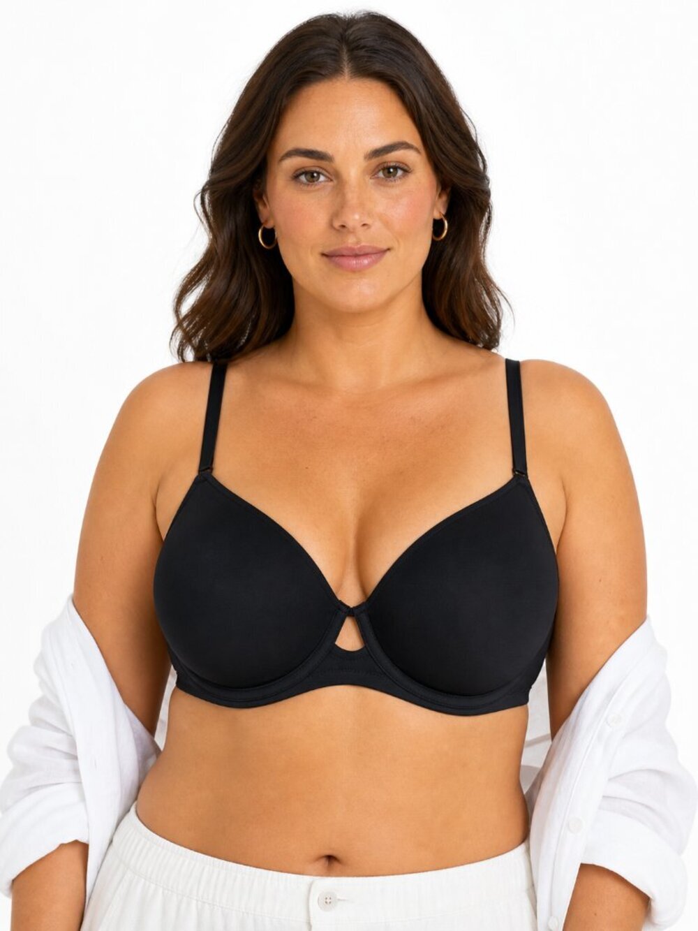 Soma Lightest Lift Smooth Perfect Coverage Bra Black Size 38DD
